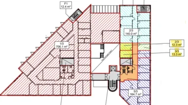 Ledig areal 3 etasje